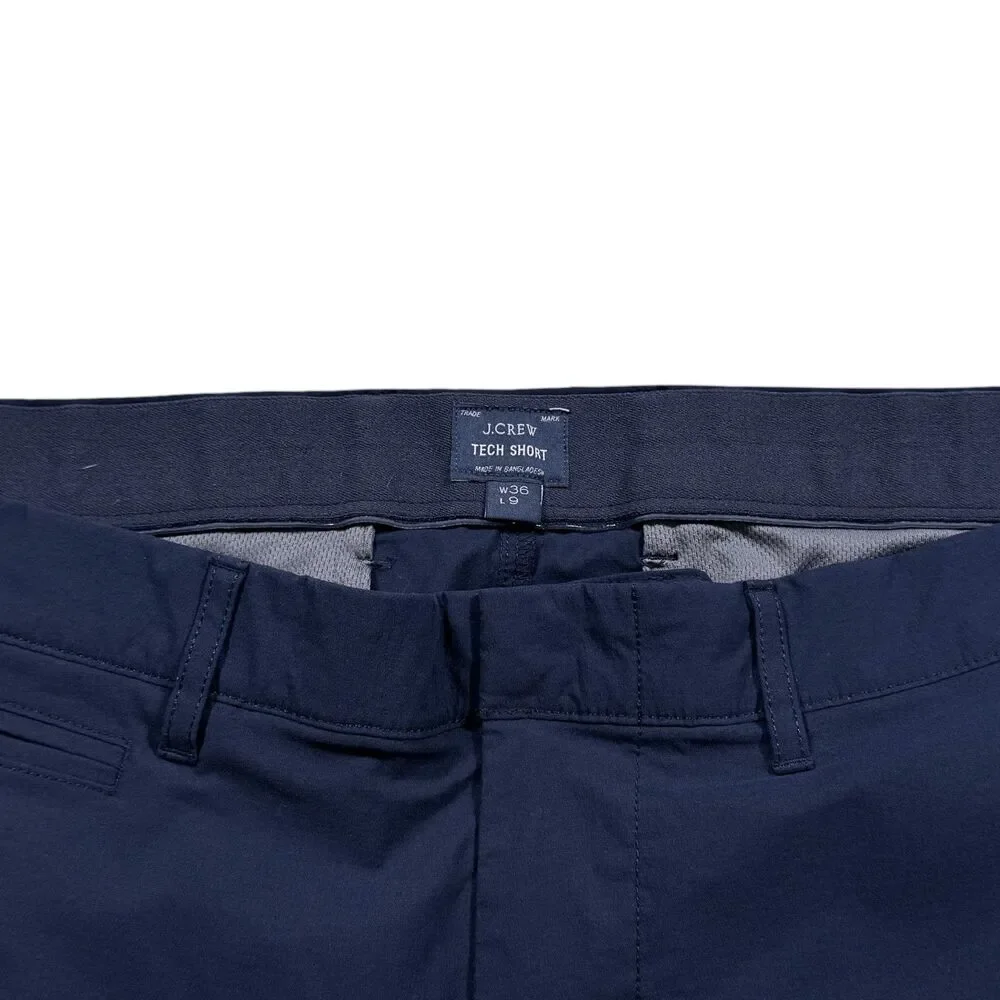 J.Crew Mens Tech Shorts 36 Navy Blue 9